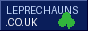 Leprechauns UK button, blue