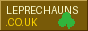 Leprechauns UK button, gold